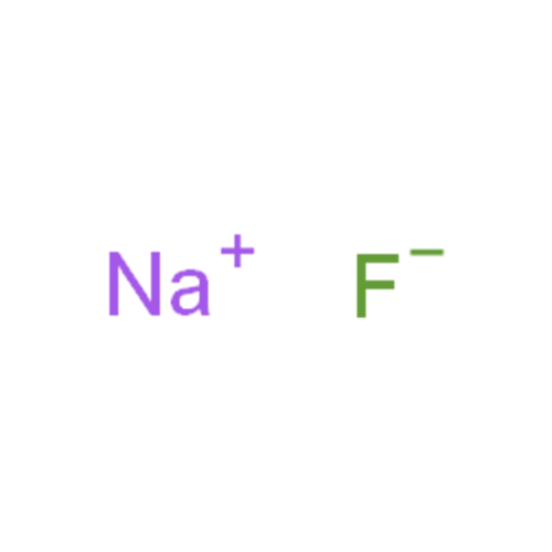Структурная формула Натрия фторид