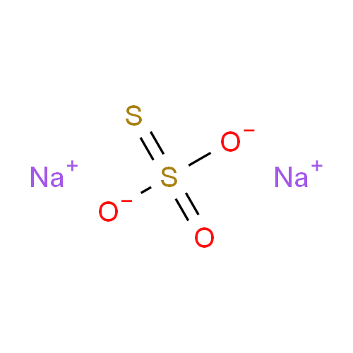Натрия тиосульфат структурная формула
