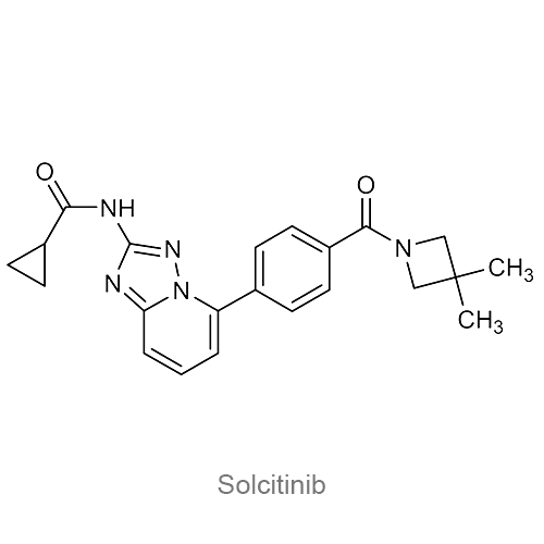 Солцитиниб структурная формула