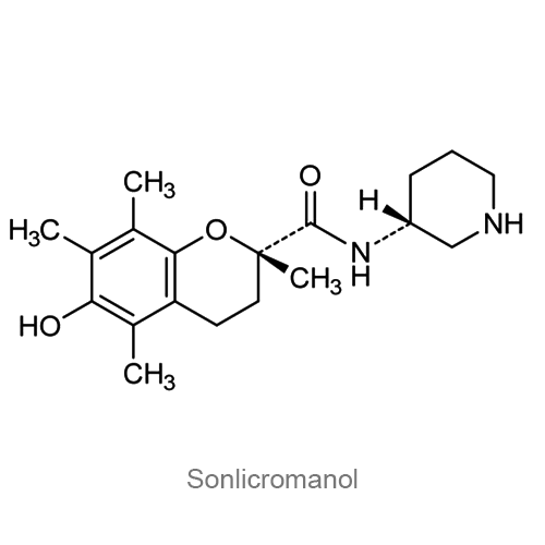 Сонликроманол структурная формула