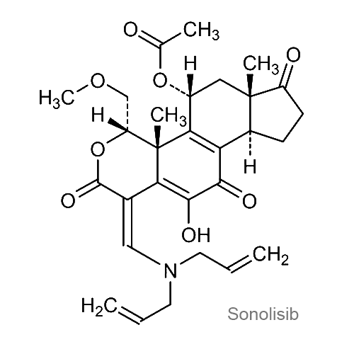 Структурная формула Сонолисиб