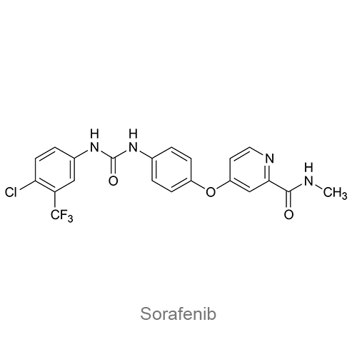 Структурная формула Сорафениб
