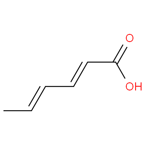 Сорбиновая кислота структурная формула