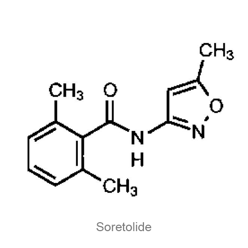 Структурная формула Соретолид