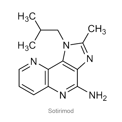 Структурная формула Сотиримод