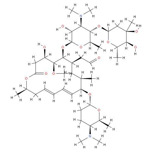 Структурная формула Спирамицин