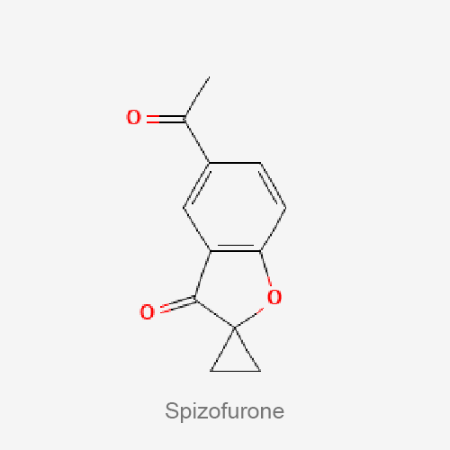 Структурная формула Спизофурон