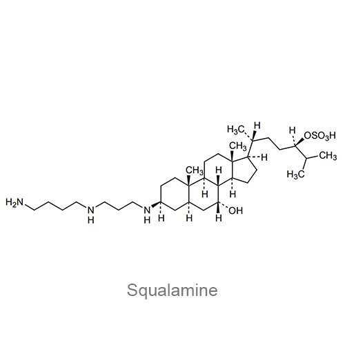 Структурная формула Скваламин