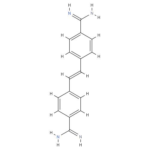 Структурная формула Стилбамидин