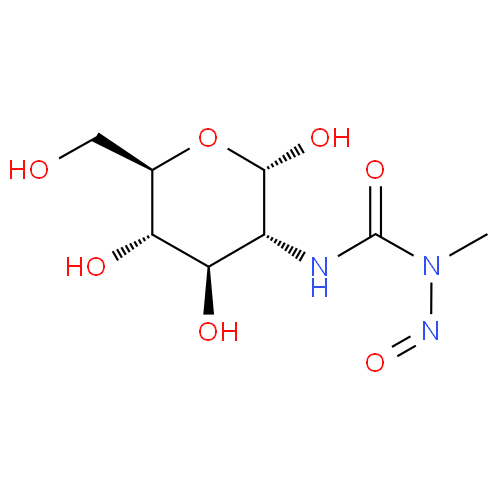 Структурная формула Стрептозоцин