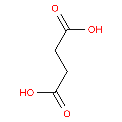 Янтарная кислота структурная формула