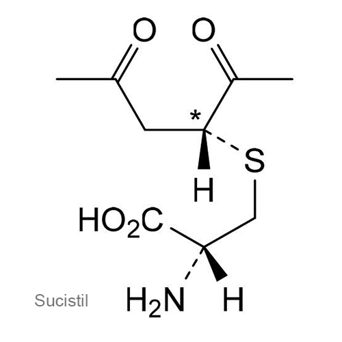 Структурная формула Суцистил