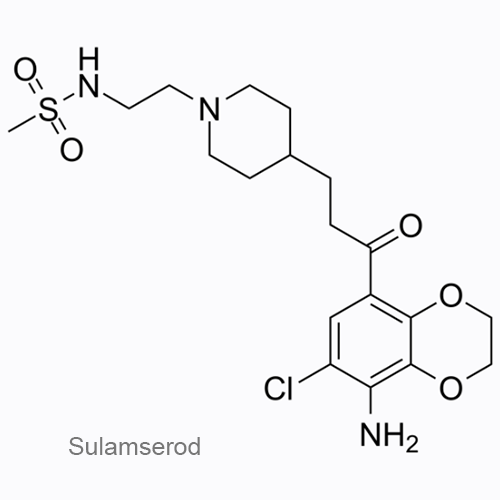 Структурная формула Суламсерод