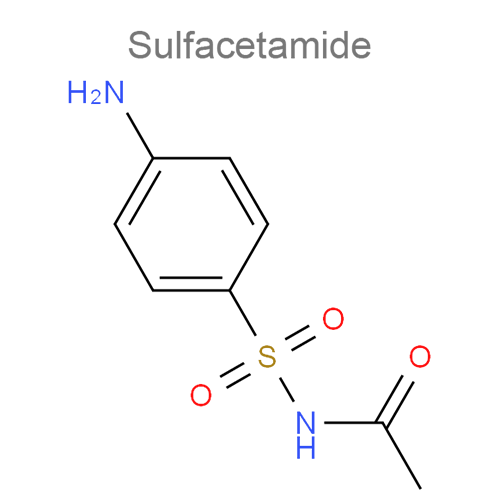 Структурная формула 2 Сульфабензамид + Сульфацетамид + Сульфатиазол