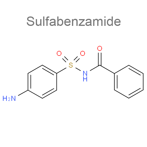 Сульфабензамид структурная формула