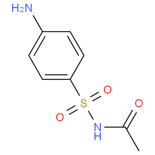 Структурная формула Сульфацетамид