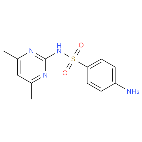 Сульфадимидин структурная формула