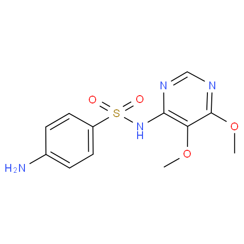 Сульфадоксин структурная формула