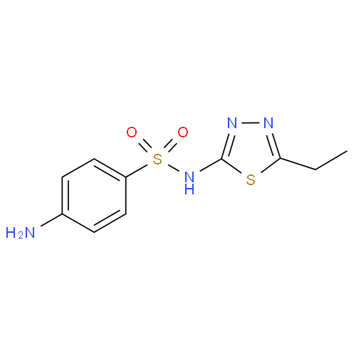 Сульфаэтидол структурная формула