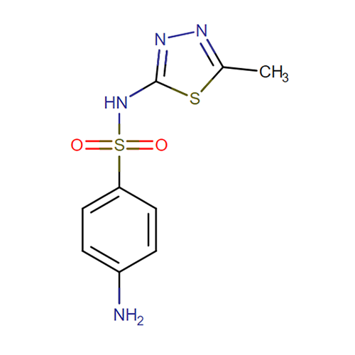 Структурная формула Сульфаметизол