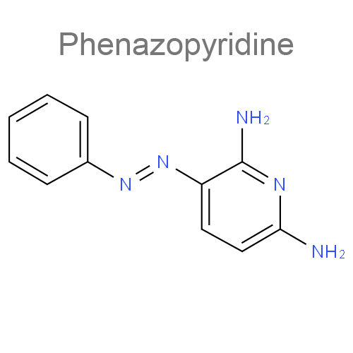 Структурная формула 2 Сульфаметоксазол + Феназопиридин