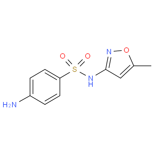 Сульфаметоксазол структурная формула