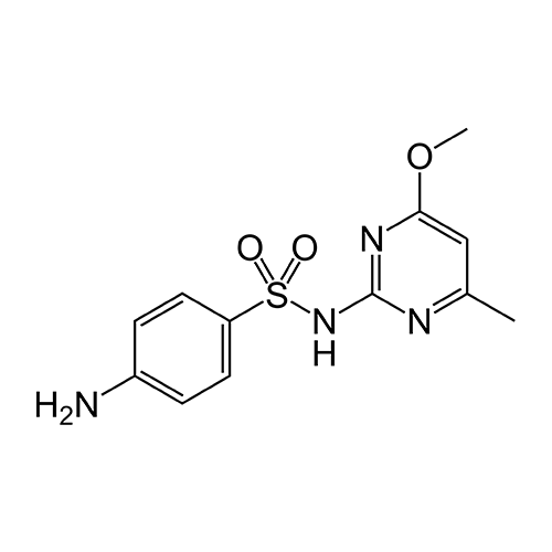 Структурная формула Сульфаметомидин