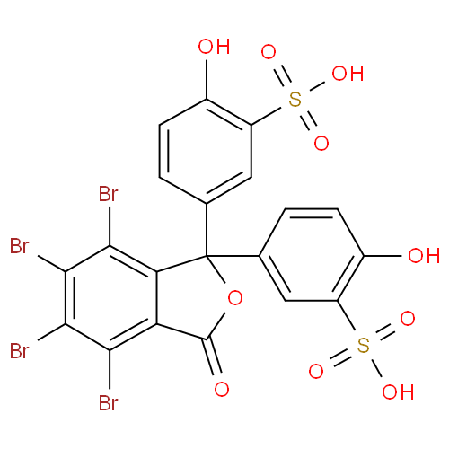 Сульфобромофталеин структурная формула