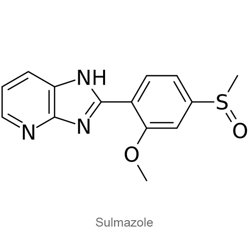Структурная формула Сульмазол