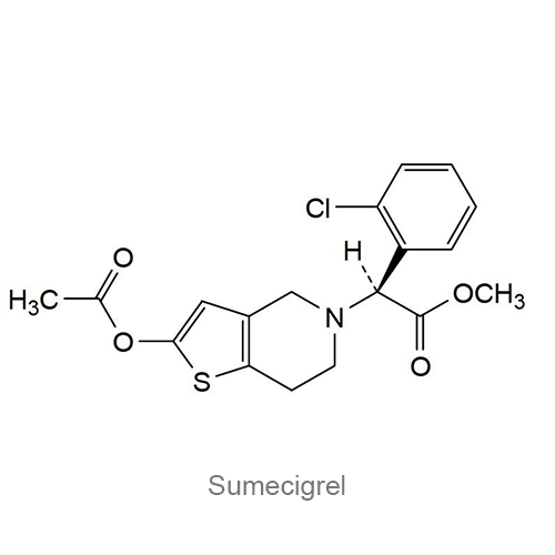 Структурная формула Сумецигрел