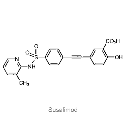 Структурная формула Сусалимод