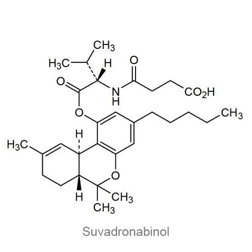 Структурная формула Сувадронабинол