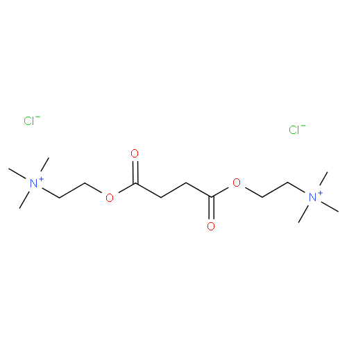 Суксаметония хлорид структурная формула