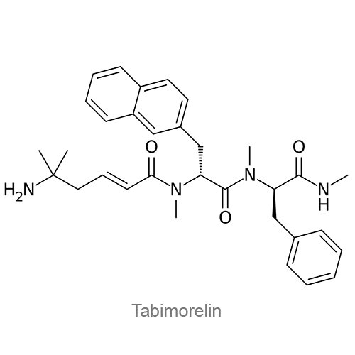 Структурная формула Табиморелин