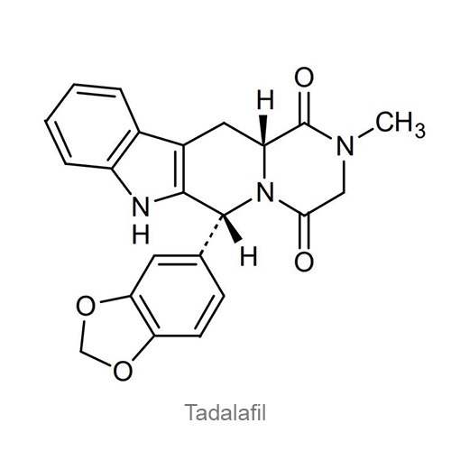 Структурная формула Тадалафил
