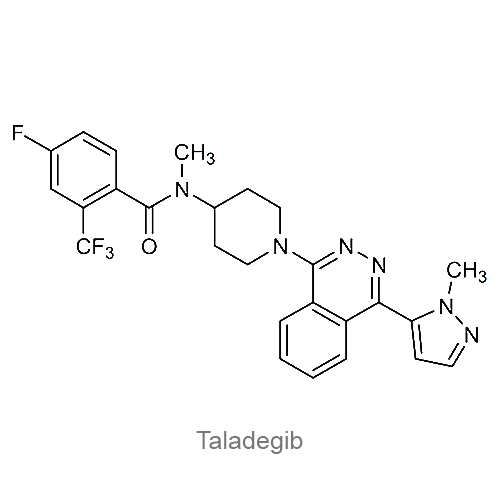 Таладегиб структурная формула