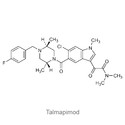 Структурная формула Талмапимод