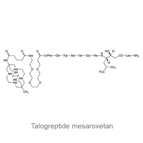 Структурная формула Талогрептид месароксетан