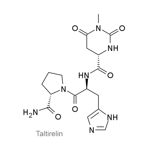 Талтирелин структурная формула