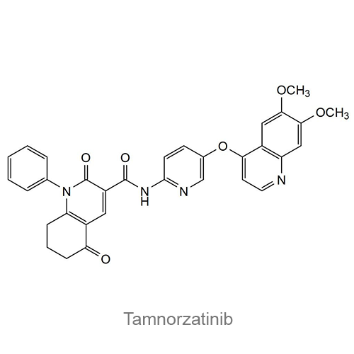 Структурная формула Тамнорзатиниб