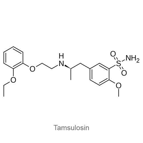 Структурная формула Тамсулозин