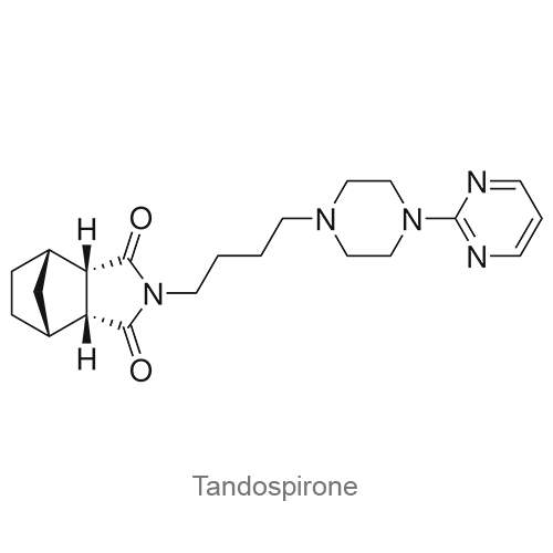 Структурная формула Тандоспирон