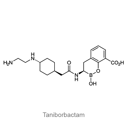 Структурная формула Таниборбактам