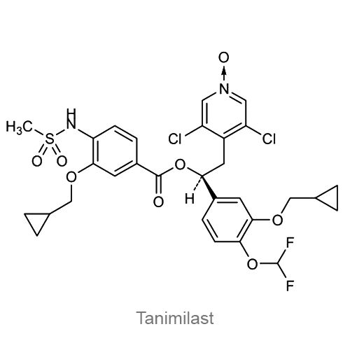 Структурная формула Танимиласт