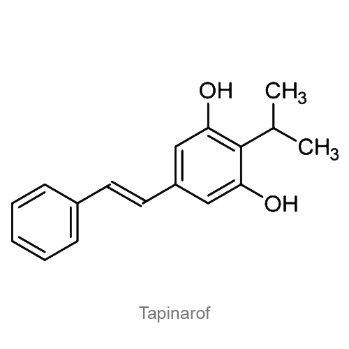 Структурная формула Тапинароф
