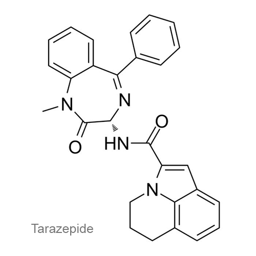 Структурная формула Таразепид