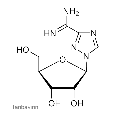 Структурная формула Тарибавирин