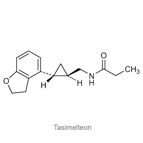 Структурная формула Тасимелтеон