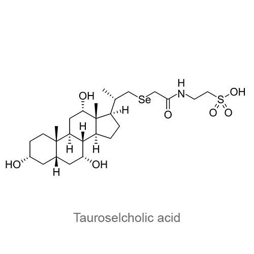 Структурная формула Тауроселхолевая кислота