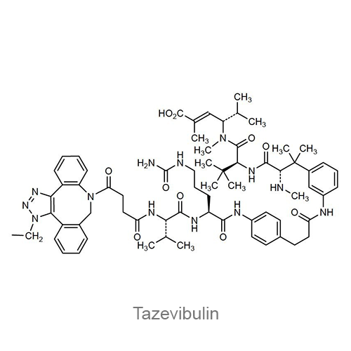 Структурная формула Тазевибулин
